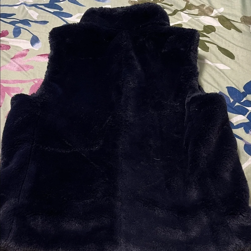J. Crew Navy Plush Vest New
